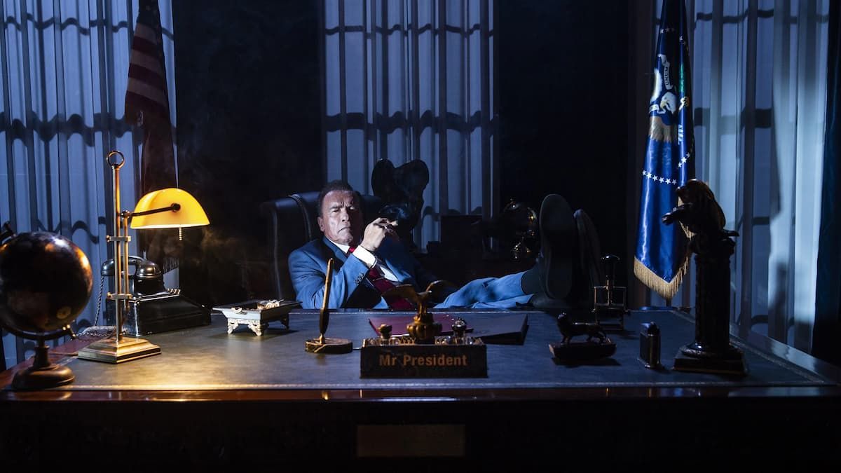 El Presidente Schwarzenegger vs Hitler: Se filtra épico video de Kung Fury 2