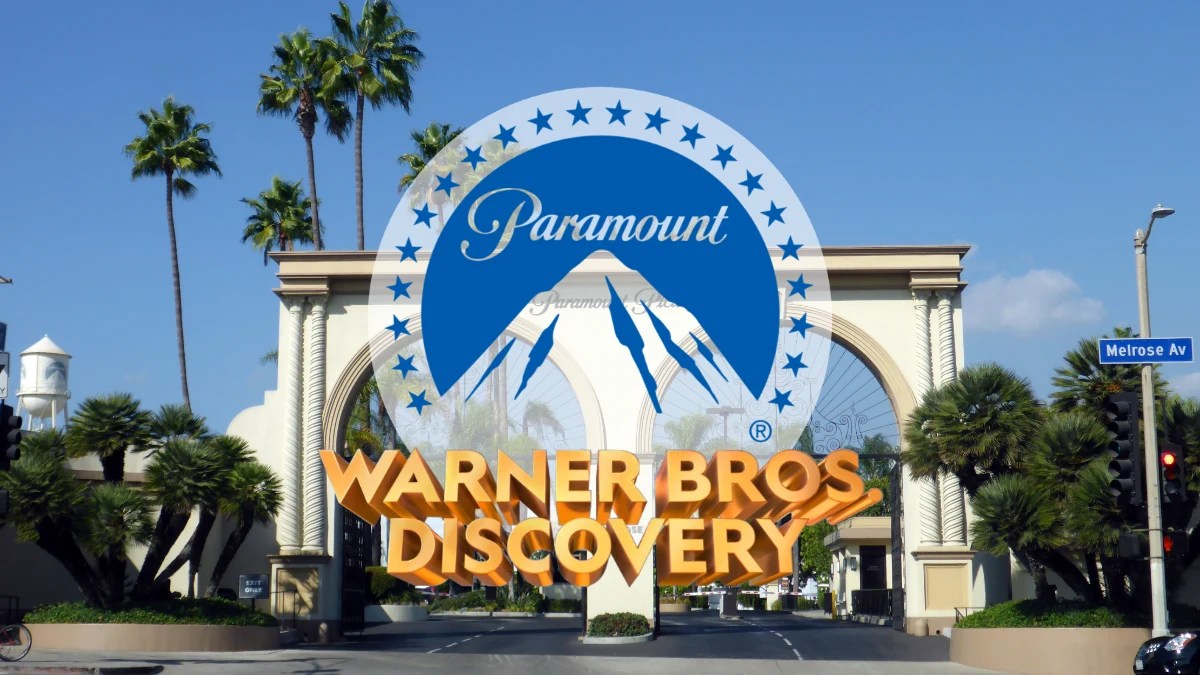 The Melrose Gate entrance to the studio lot of Paramount Pictures in the Hollywood neighborhood of Los Angeles, California. Photographed by user Coolcaesar on October 26, 2014.