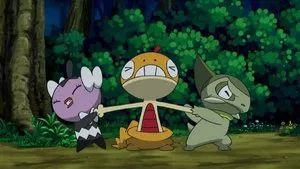 Fotograma del episodio 7: ¡Scraggy Y El Gothita Exigente!