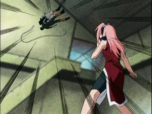 Fotograma del episodio 22: Reto Chūnin: ¡Rock Lee vs. Sasuke!