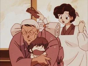 Fotograma del episodio 160: Ranma conoce a su mamá