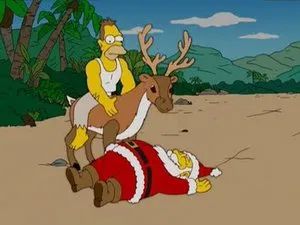 Fotograma del episodio 9: Historias de Navidad de Los Simpson