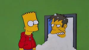 Fotograma del episodio 8: Skinner cubierto por la nieve