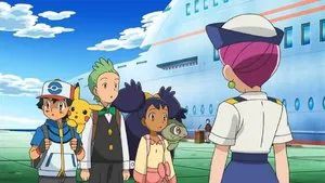 Fotograma del episodio 26: ¡Adiós, Unova! ¡Zarpando hacia nuevas aventuras!