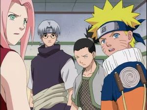Fotograma del episodio 23: ¡La batalla Genin! Los nueve novatos se enfrentan