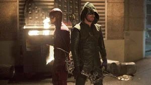 Fotograma del episodio 8: Flash contra Flecha