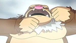 Fotograma del episodio 33: Slaking-Kong