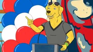 Fotograma del episodio 1: El señor Peanutbutter se mete en política