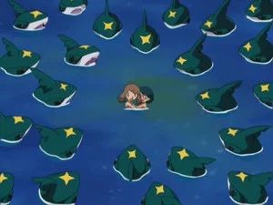 Fotograma del episodio 19: ¡El Ataque De Los Sharpedo!