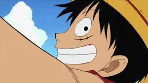Fotograma del episodio 1: ¡Soy Luffy! ¡El hombre que se convertirá en el Rey de los Piratas!