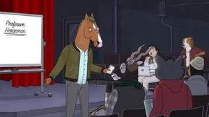 Fotograma del episodio 9: Estudio de escena intermedia con BoJack Horseman