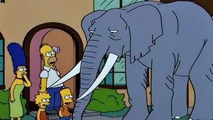 Fotograma del episodio 17: Bart gana un elefante