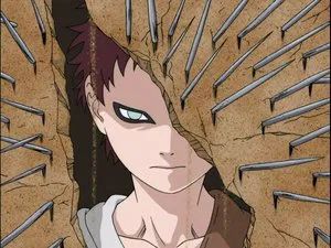 Fotograma del episodio 34: Akamaru tiembla: ¡La fuerza cruel de Gaara!