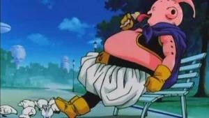 Fotograma del episodio 34: ¿Majin Boo lucha a favor de la justicia?