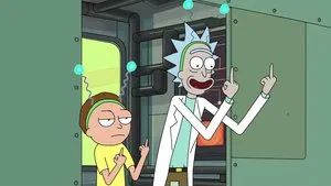 Fotograma del episodio 6: Los Ricks deben estar locos