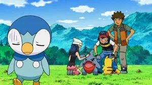 Fotograma del episodio 7: Piplup Emprende El Vuelo