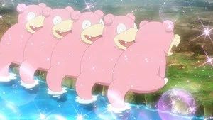 Fotograma del episodio 26: ¡Salpica, salta y lucha por la corona! / ¡La coronación de Slowking!