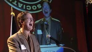 Fotograma del episodio 17: El discurso de Dwight