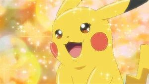 Fotograma del episodio 41: Interpretando a Pikachu... ¡Hasta el cuello!