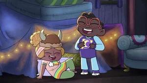 Fotograma del episodio 1: Sopa de héroe / Insomnio en la pijamada
