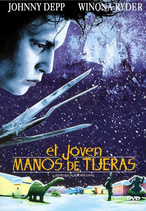 El joven manos de tijera