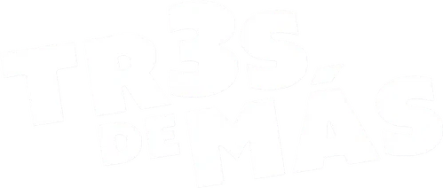 Tres de más