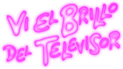 Vi el brillo del televisor