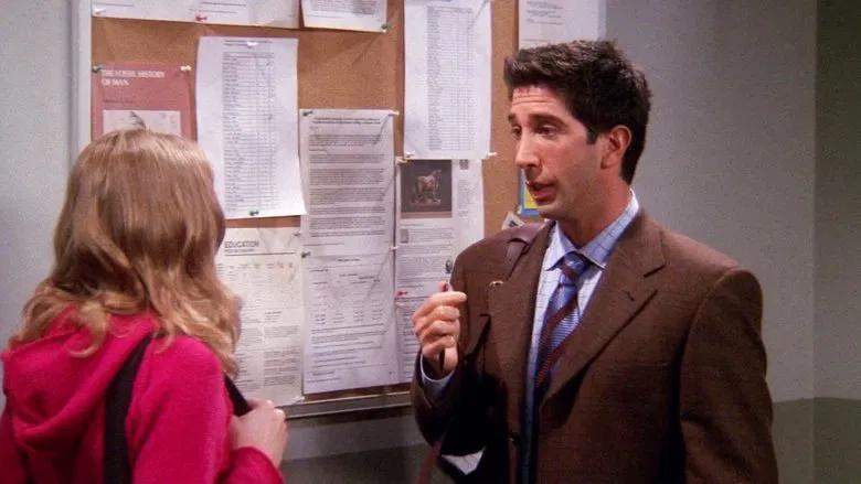 Ross sale con una estudiante