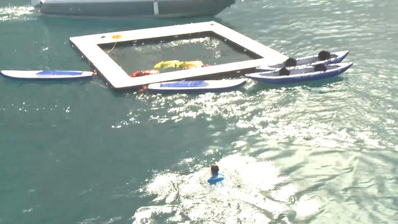 El mar estaba enojado