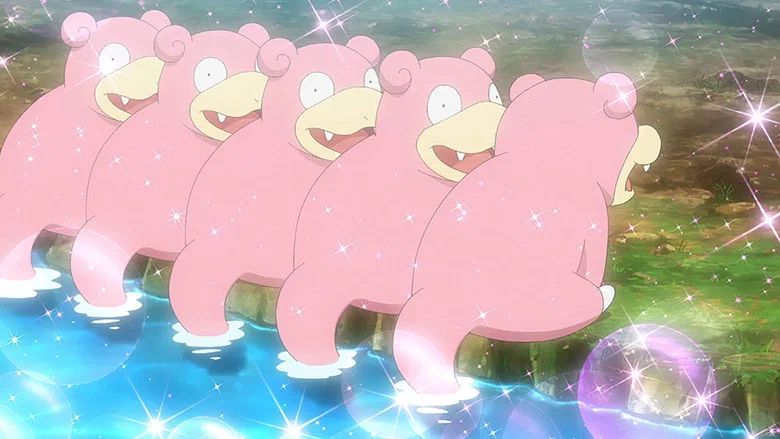 ¡Salpica, salta y lucha por la corona! / ¡La coronación de Slowking!