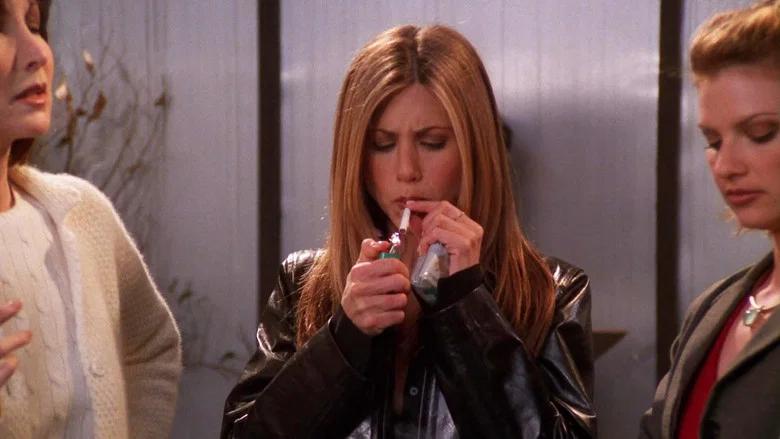 Cuando Rachel fuma